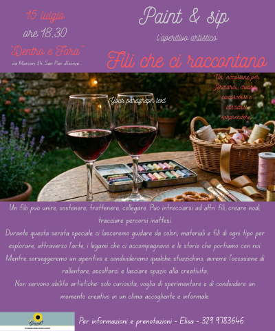 Paint & sip l’aperitivo artistico400